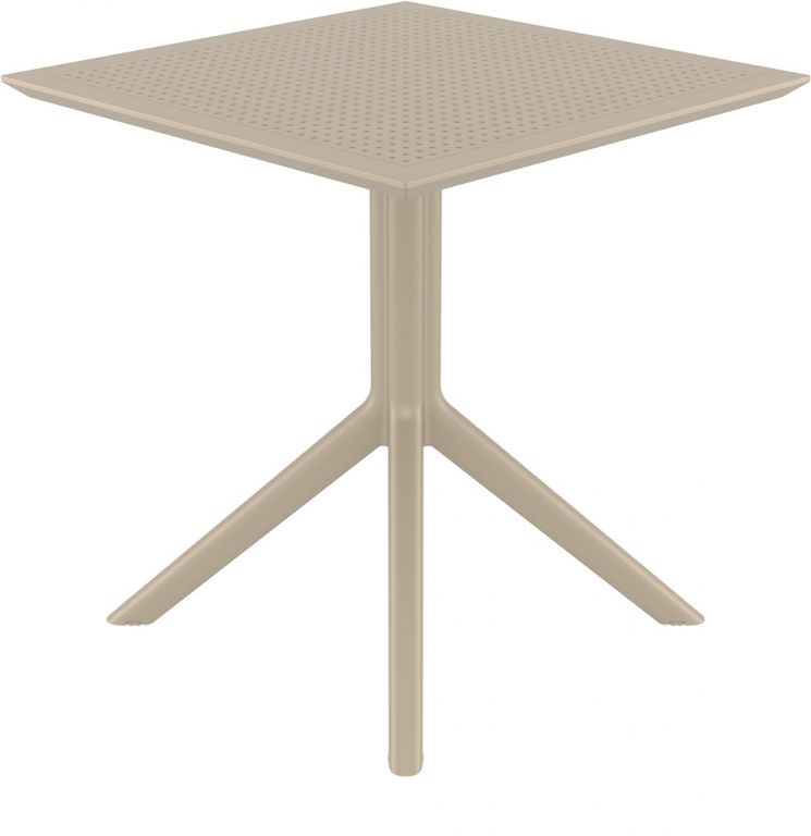 Стол пластиковый Sky Table 70 бежевый