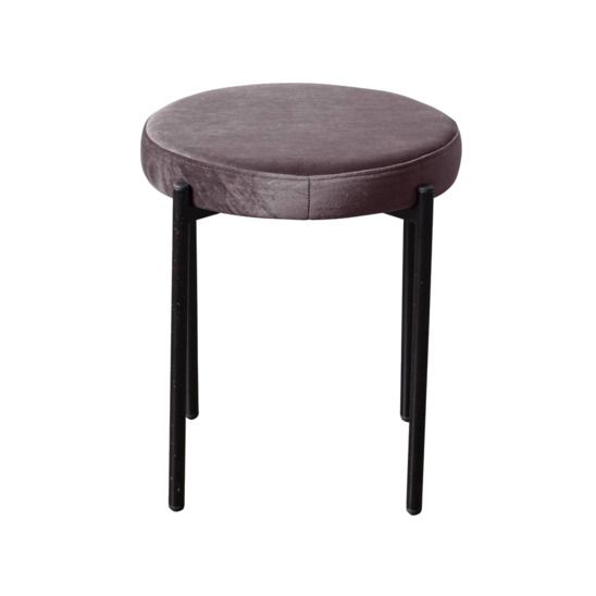 Табурет мягкий Mason бархат антрацит