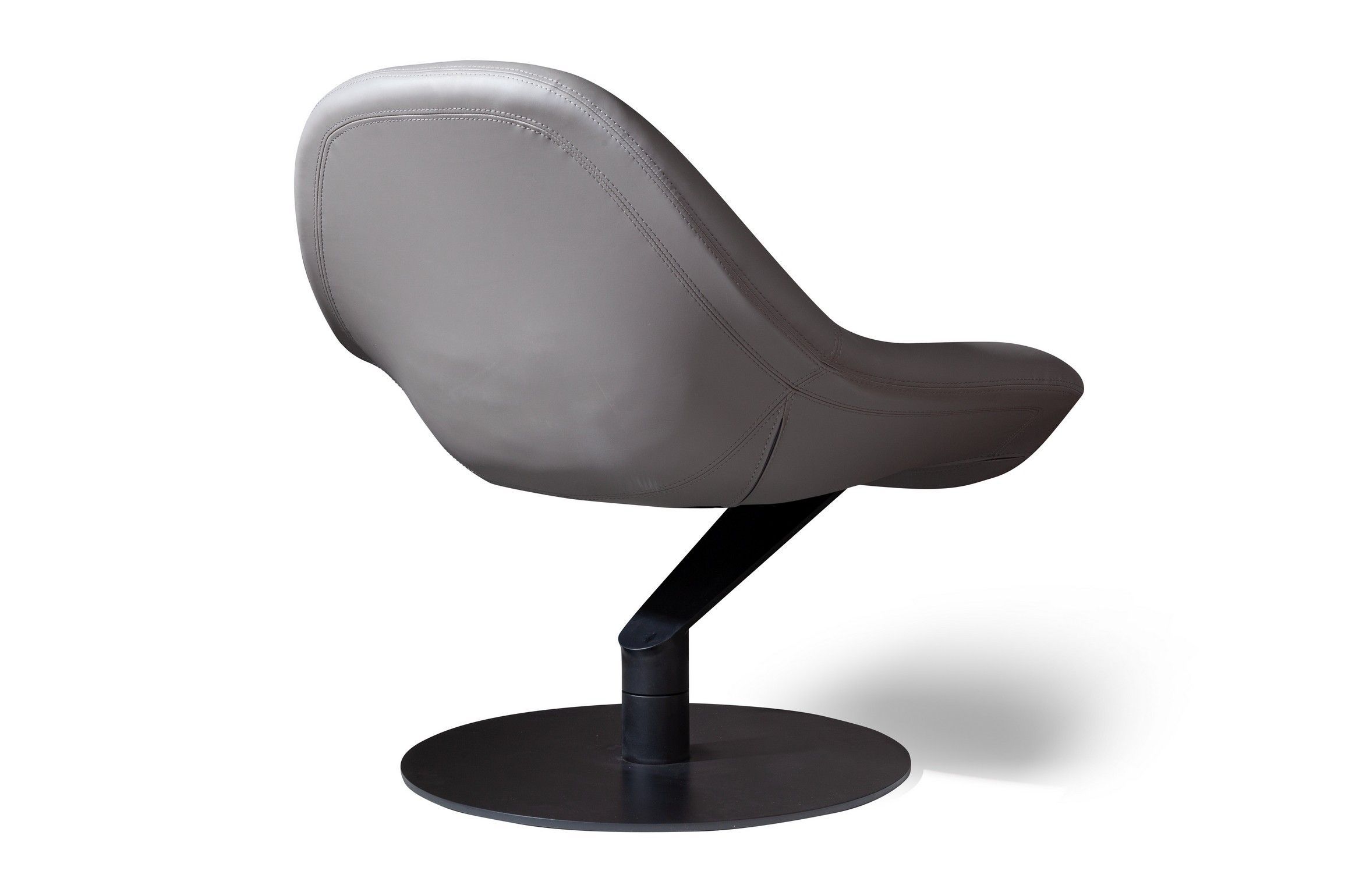 Лаунж кресло Зеро Гравити с механизмом кручения, серый