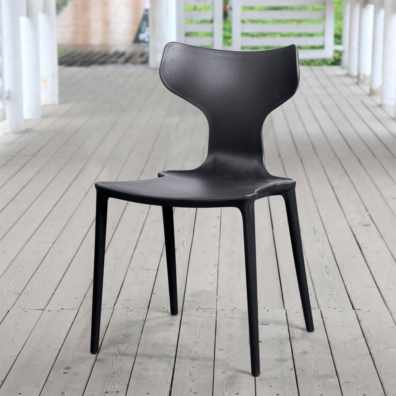 Стул Энзо, первичный пластик черный