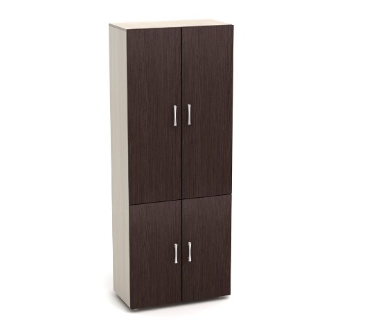 К3 Канц Шкаф высокий закрытый (700х350х1830) (ШК31+ДК36х2+ДК32х2)