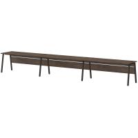 Линейный кластер на металлокаркасе 5400x700x750 цвет Таксония темная