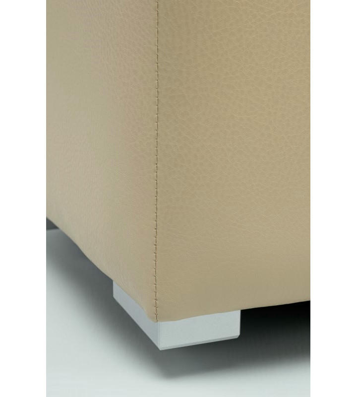 Пуфик Скай Кожа (бежевый)