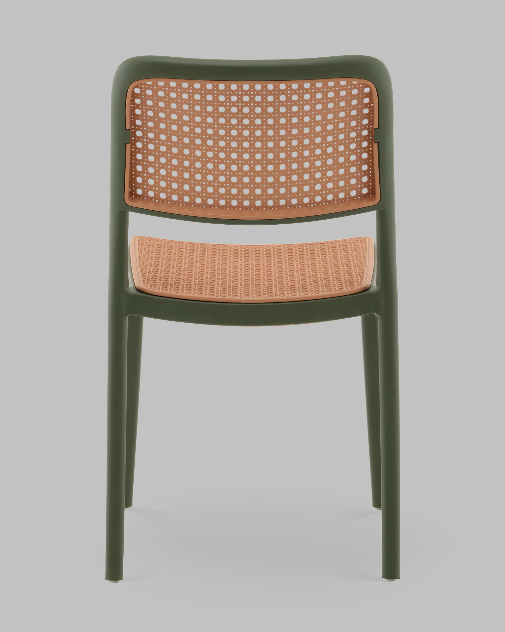 Стул Yona пластиковый зелёный