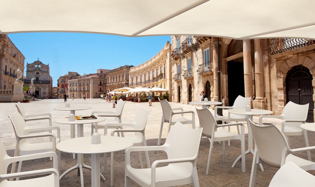 Стол пластиковый Octopus белый;белый