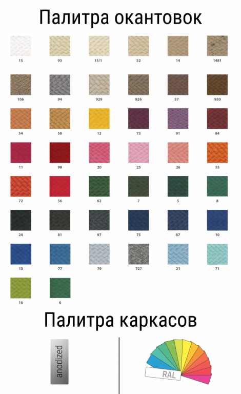 Зонт пляжный профессиональный 2х2 м Mondrian 