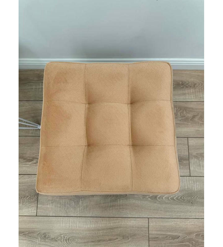 Банкетка Марсей 40-44 с полкой (персиковый/черный)