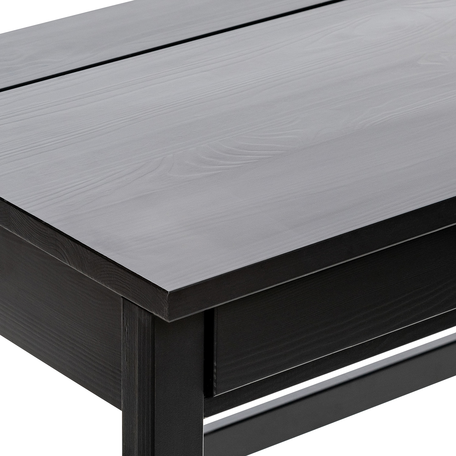 Leset Стол письменный "Мира" (Стол письменный 02) цвет Черный