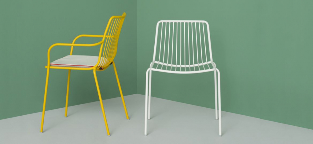 Стул металлический Nolita белый