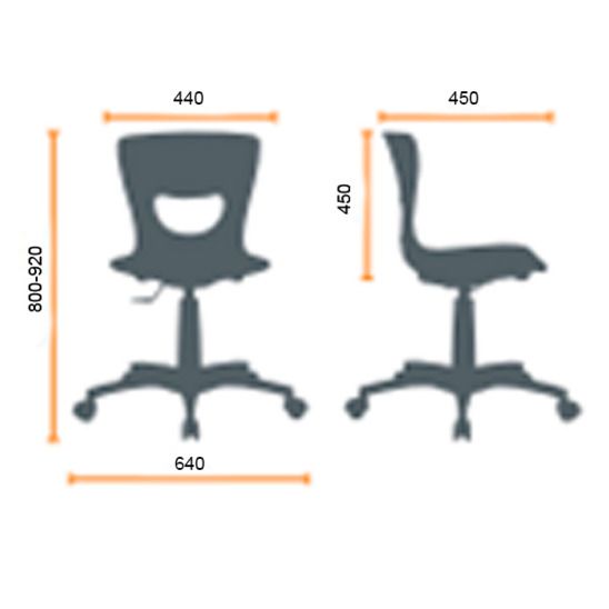 Стул PLUTO SW (НА ХРОМИРОВАННОЙ КРЕСТОВИНЕ CINA)