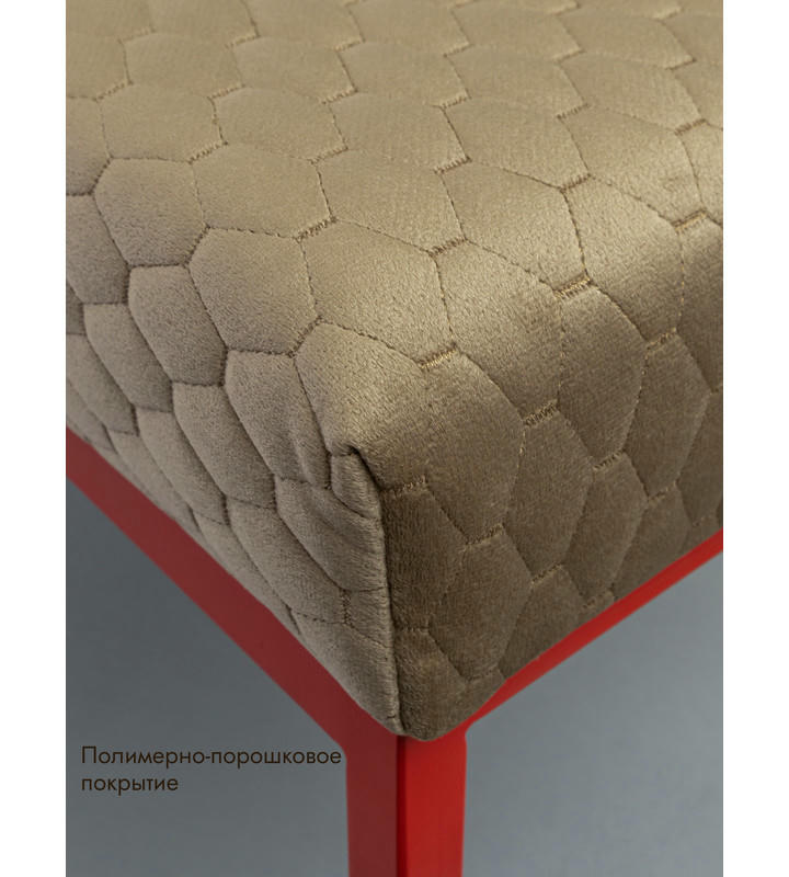 Банкетка Марсей 95-44 (свело-коричневый/красный)