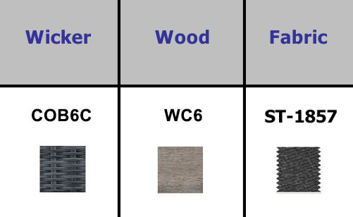 Комплект плетеной мебели Jura серый, антрацит