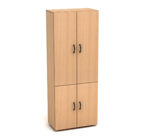 К3 Канц Шкаф высокий закрытый (700х350х1830) (ШК31+ДК36х2+ДК32х2)