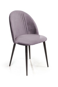Стул Франко, бархат светло-серый 26