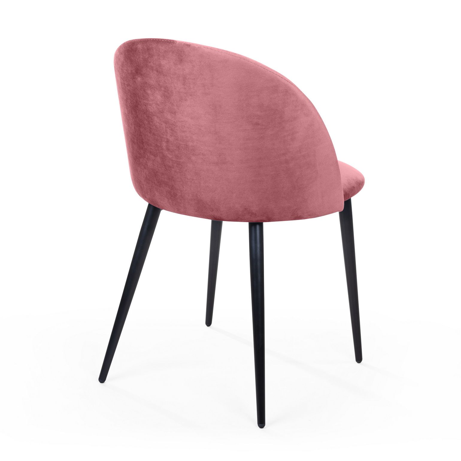 Стул Томас, бархат пудровый 15