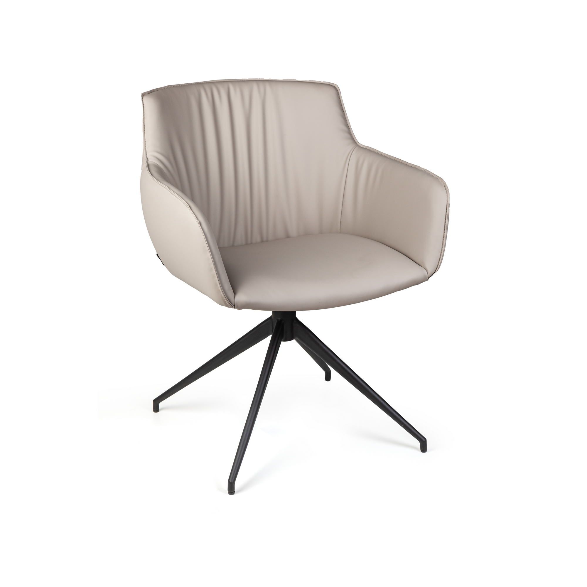 Полукресло София, иск.кожа soft-touch, серый