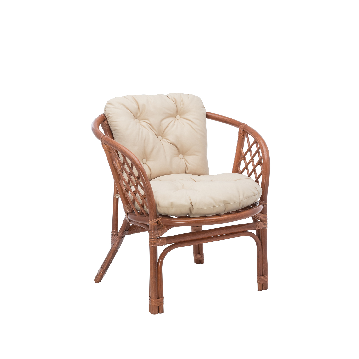 Комплект Bahama круглый стол цвет Миндаль