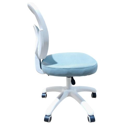 Кресло детское BRABIX KIDS "MG-230", без подлокотников, сетка/ткань TW, голубое, 533320
