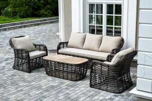 "Ницца" лаунж-зона из искусственного ротанга