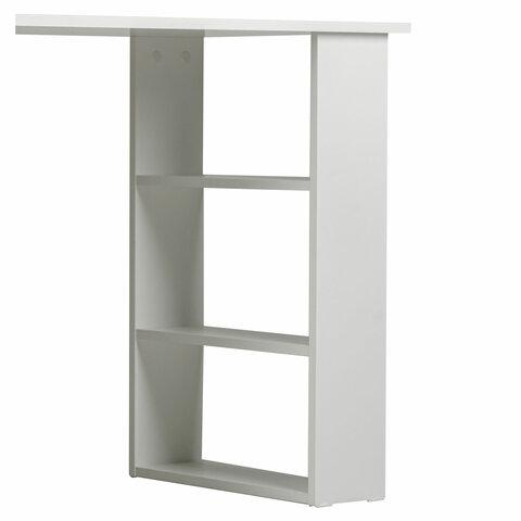 Стол письменный/компьютерный BRABIX "Scandi CD-016", 1100х500х750 мм, 4 ящика, белый, 641891, ЦБ013707-1