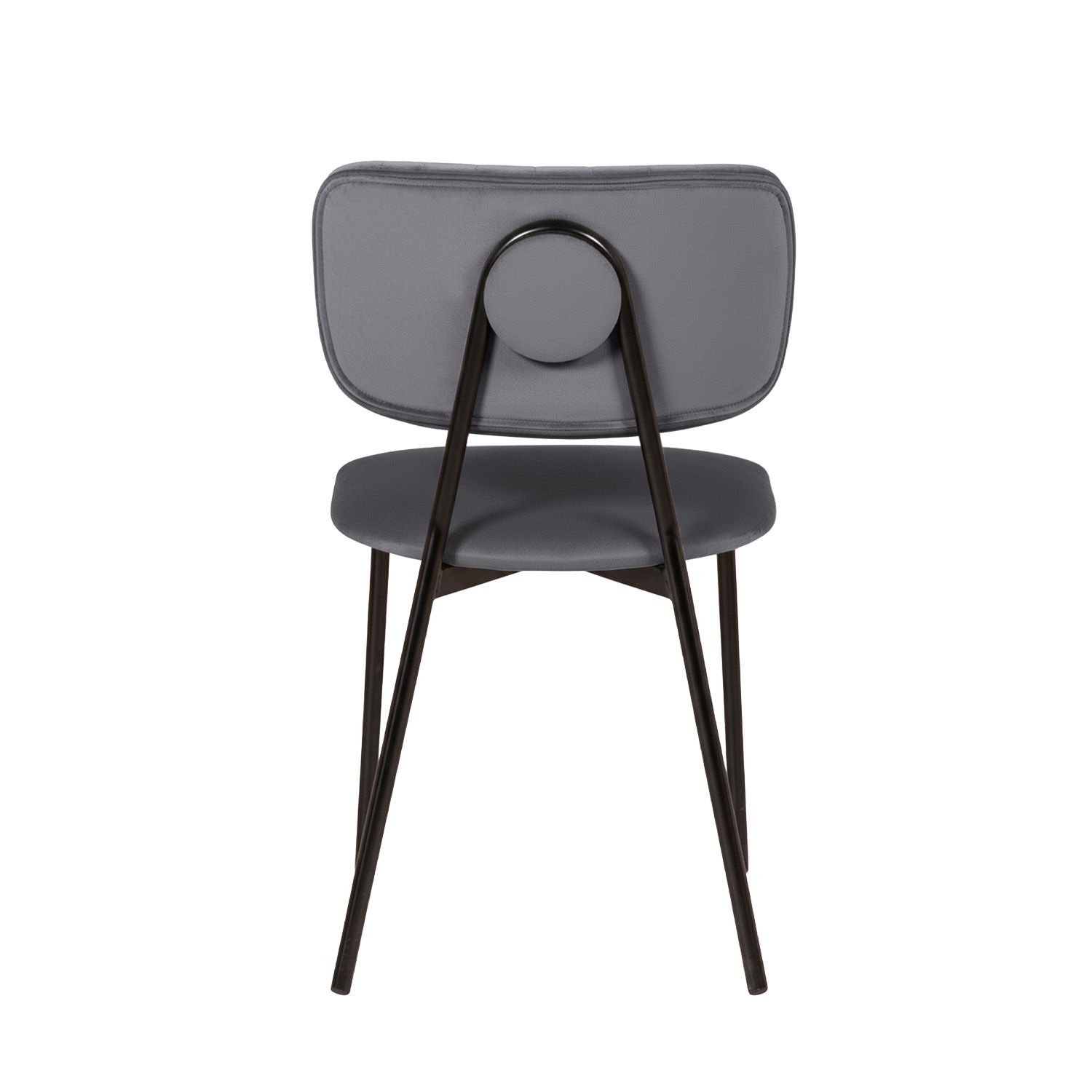 Стул Фрост, бархат серый 27