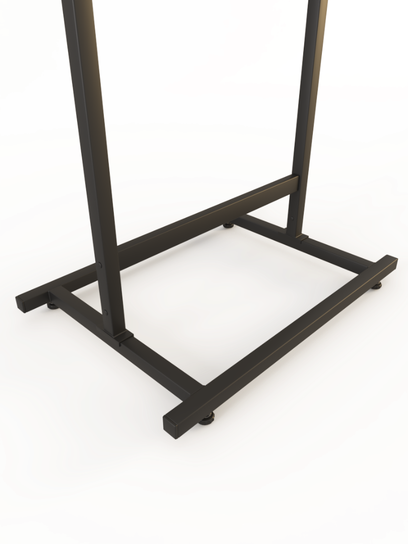 Вешало двойное DOPPIO-GABBIANO-NERO Т-образное, "ЛОФТ"