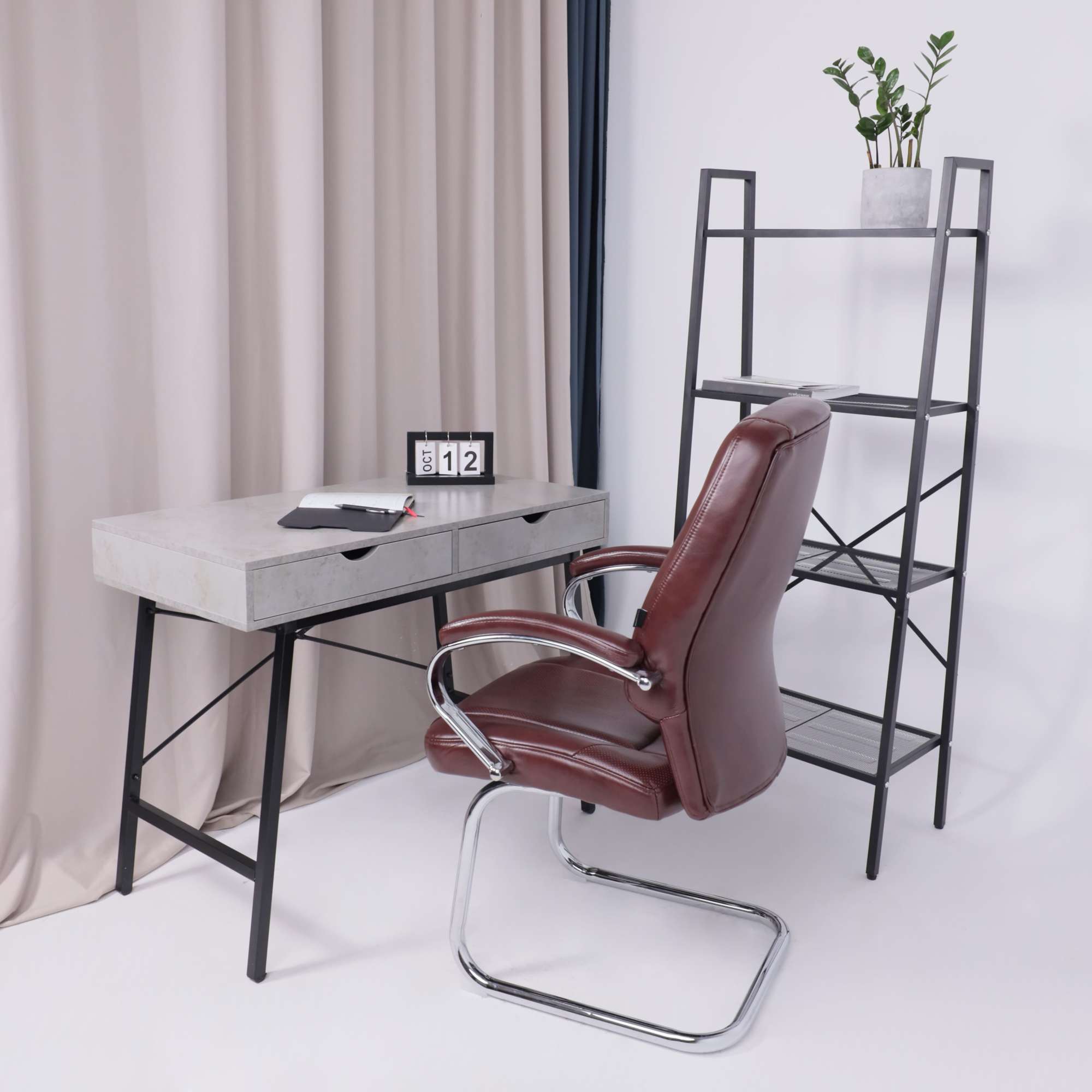 Стул King, коричневый бриллиант, экокожа