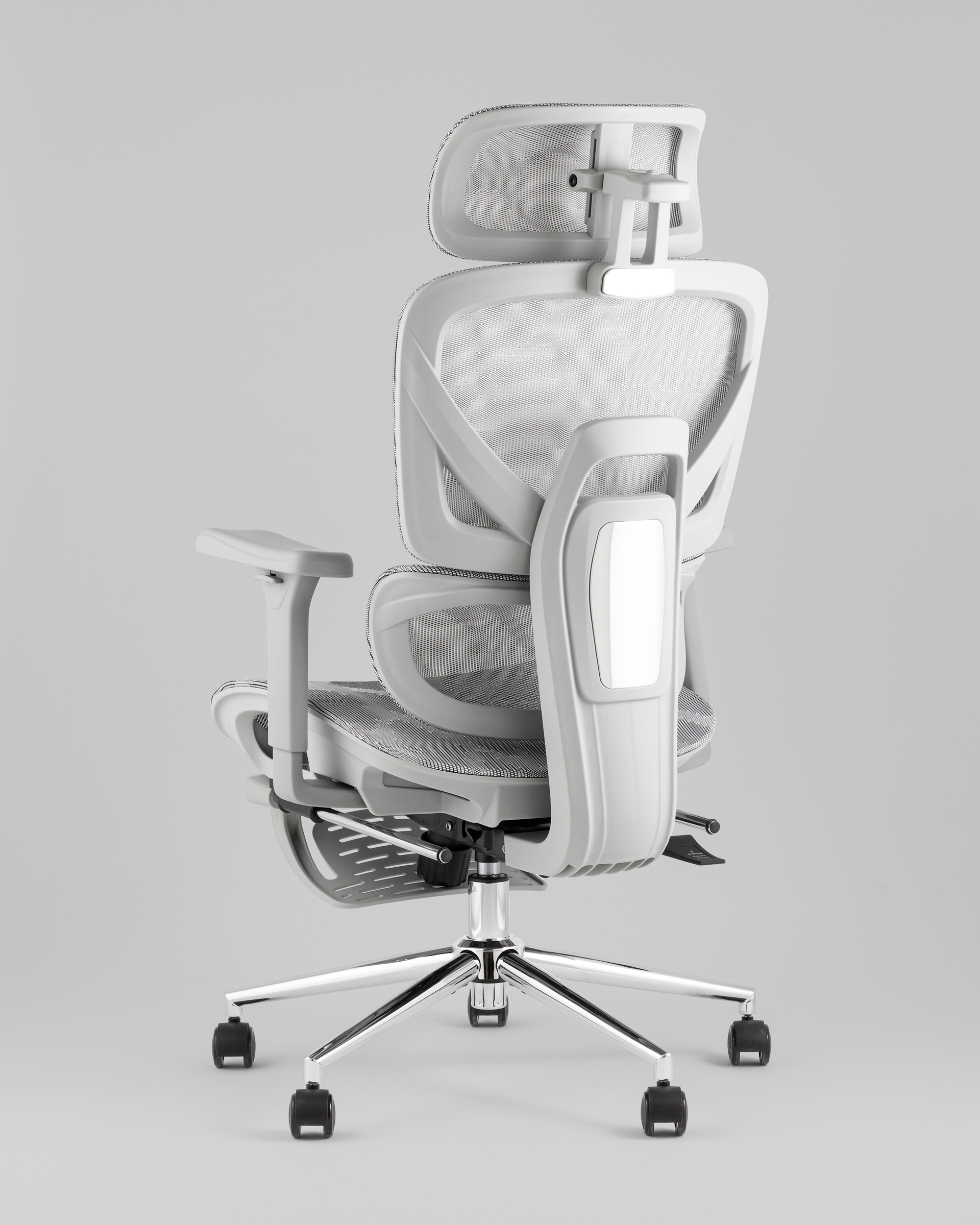 Кресло офисное TopChairs Vertus серая сетка