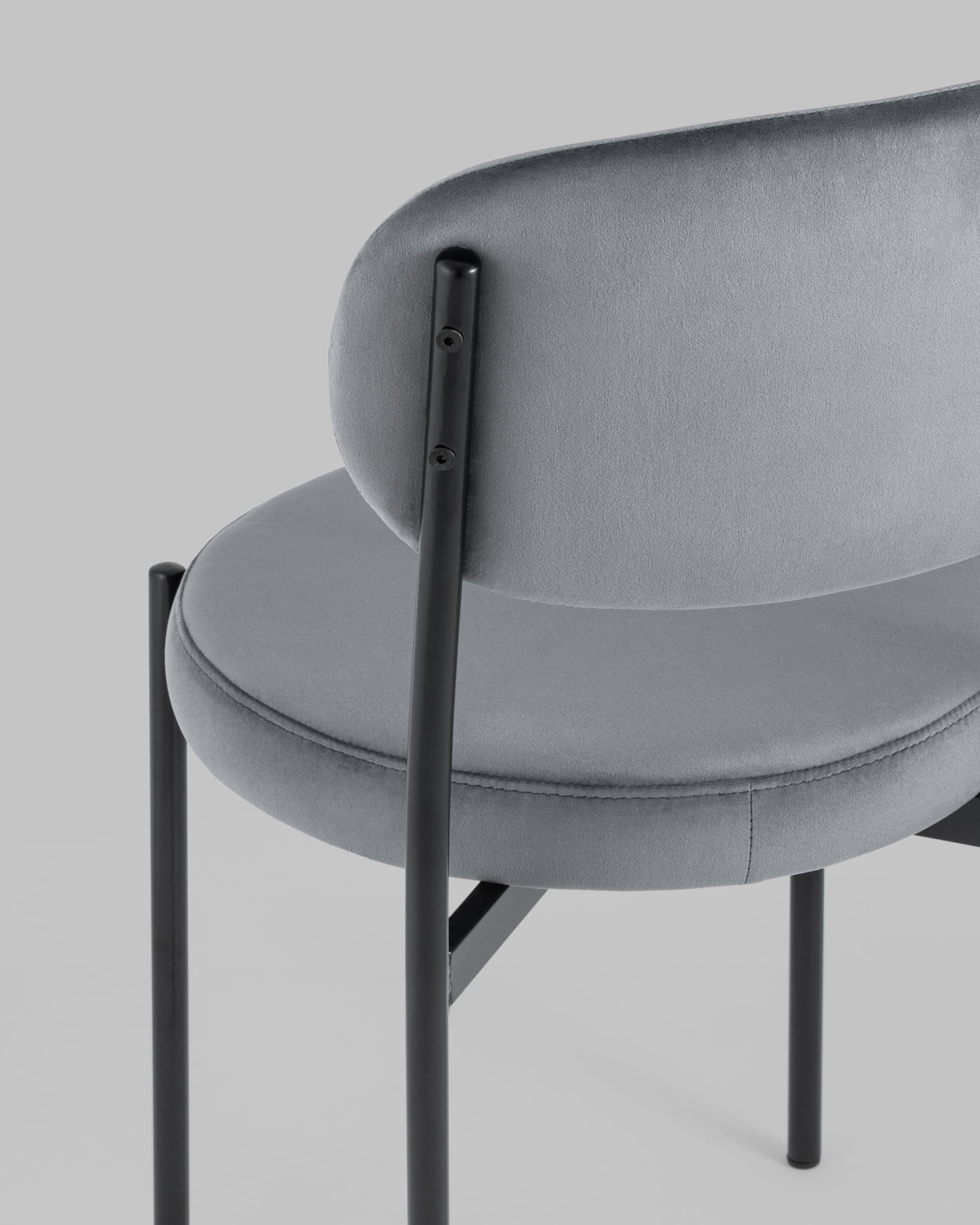 Стул Бриф NEW велюр серый 4 шт