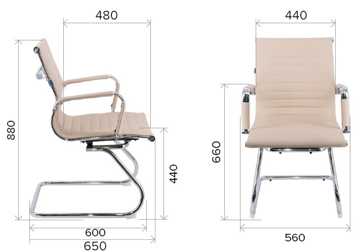 Кресло Everprof Leo CF Экокожа Черный