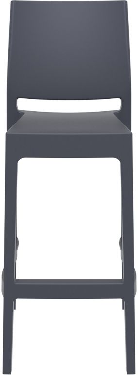 Стул пластиковый барный Maya Bar 75 темно-серый