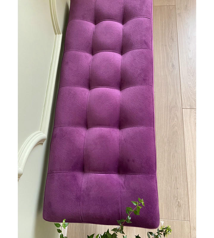 Банкетка Сканди-96-1 (фиолетовый/белый)