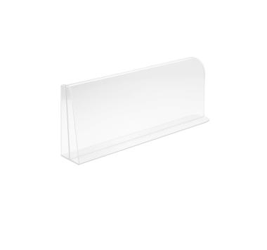 Разделитель пластиковый высотой 150 мм DIVT-T-150 с ограничителем, 380 мм