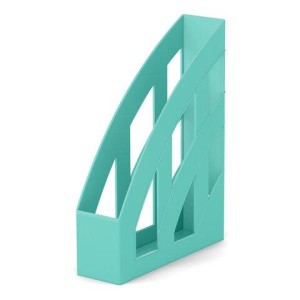 Лоток вертикальный для бумаг ERICH KRAUSE "Office-Pastel" (245х75х320 мм), мятный, 55, 55582