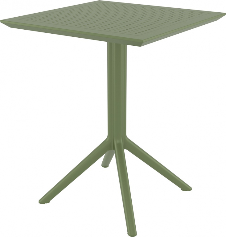 Стол пластиковый складной Sky Folding Table 60 оливковый