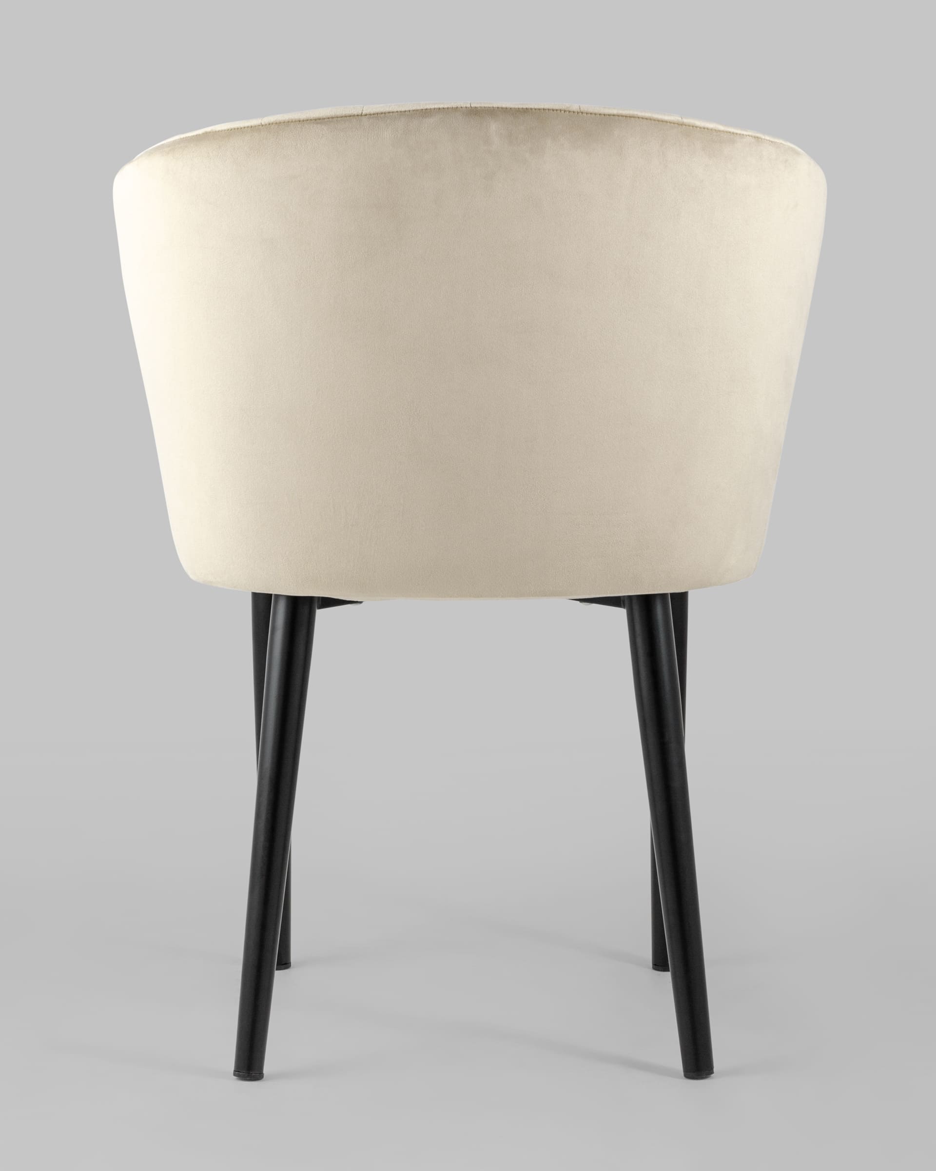 Стул с подлокотниками Нейтон велюр бежевый