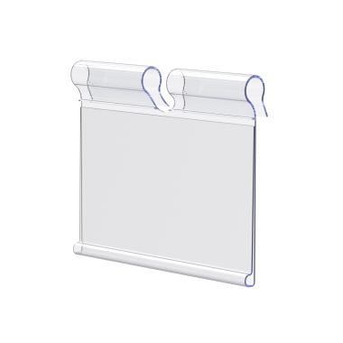 Ценникодержатель на крючок VH39 прозрачный, 60 мм