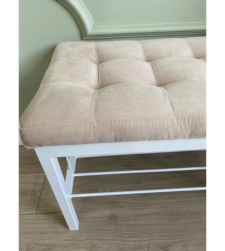 Банкетка Сканди-60 (бежевый/белый)