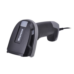 Проводной сканер штрих-кода MERTECH 2425 HR Ai 2Core XLaser USB, эмуляция RS232 Black