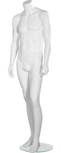 Smart (headless) Pose 09-01M \ Манекен мужской, скульптурный (без головы)