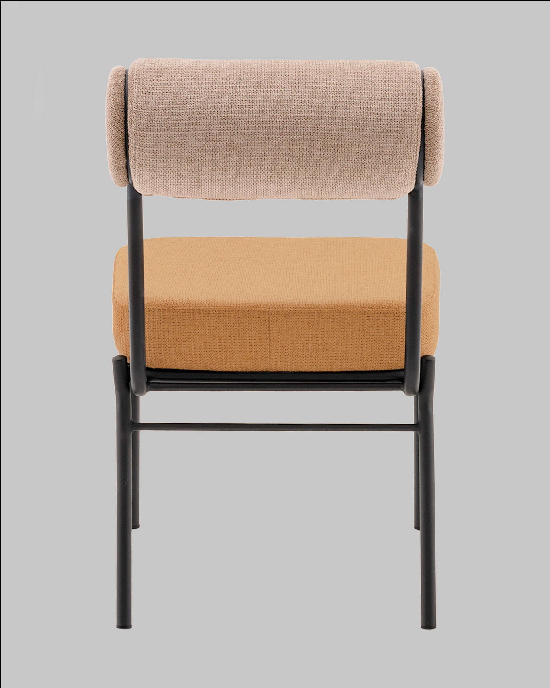 Стул обеденный Ponpoun бежевый терракотовый