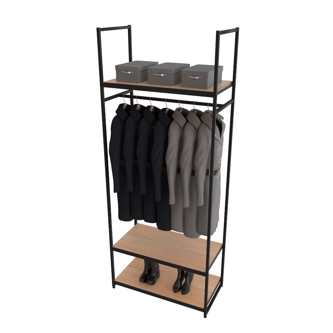Стеллаж для одежды в стиле Лофт A2290-14