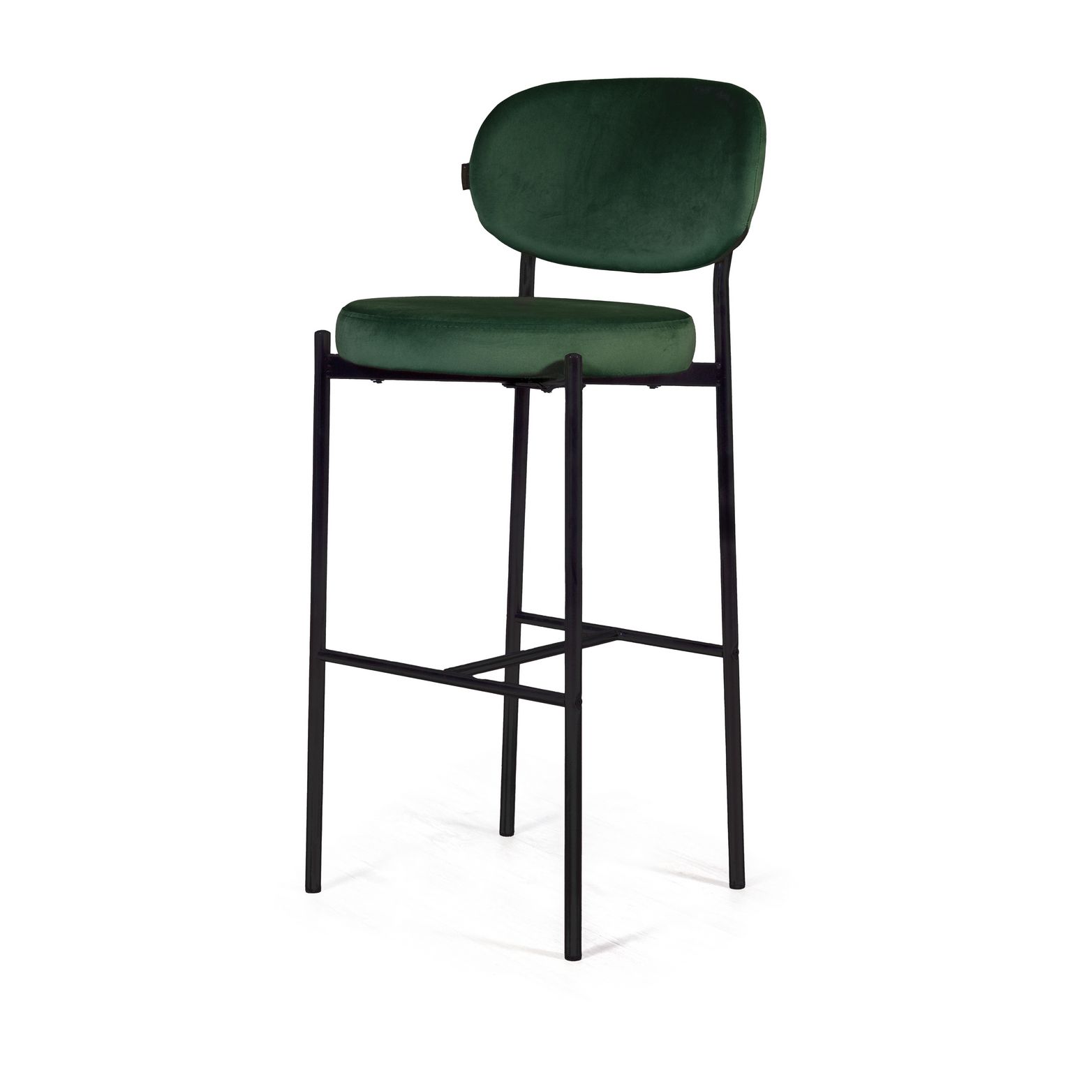 Стул барный Mason, бархат зеленый 19