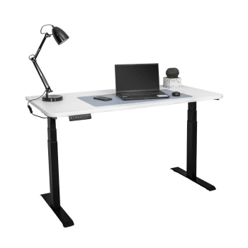 Стол с регулировкой высоты электрический LuxAlto LA-T33-2A3 черный/белый ЛДСП 180*80*2.5