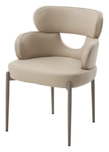 Стул VALTER HF017-02 Бежевый, экокожа / Латте каркас, ®DISAUR