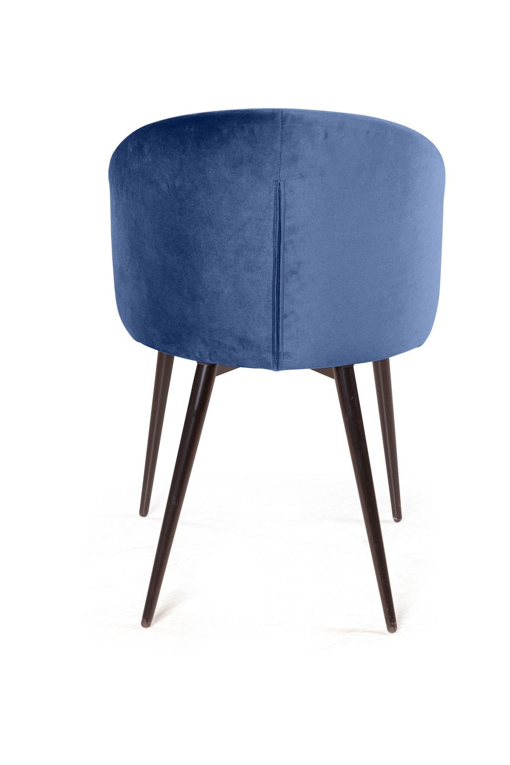 Стул Монблан, бархат синий 29 / черный конус