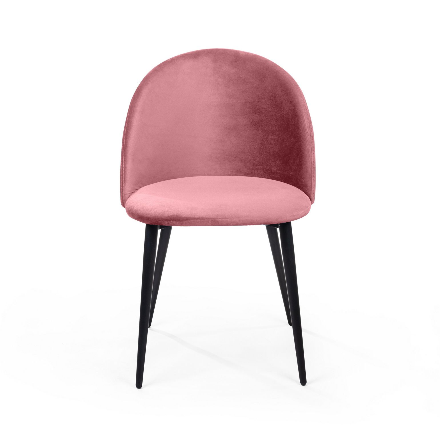 Стул Томас, бархат пудровый 15