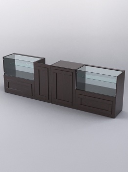 Комплект прилавков "ОРНАМЕНТ" №1, Дуб Венге