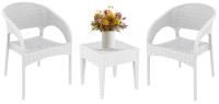 Комплект пластиковой мебели Miami Panama белый