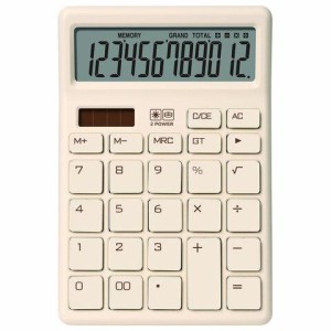 Калькулятор настольный BRAUBERG CH-12-BG (153х103 мм), 12 разрядов, двойное питание, бежевый, 272960